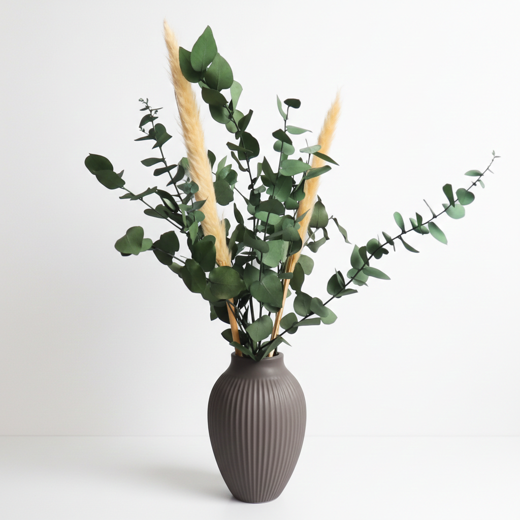 Sušená pampová tráva krémová – přírodní dekorace